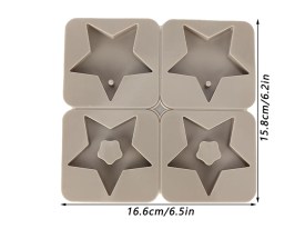 Moldes de silicona TAG aromaticos 4 estrellas
